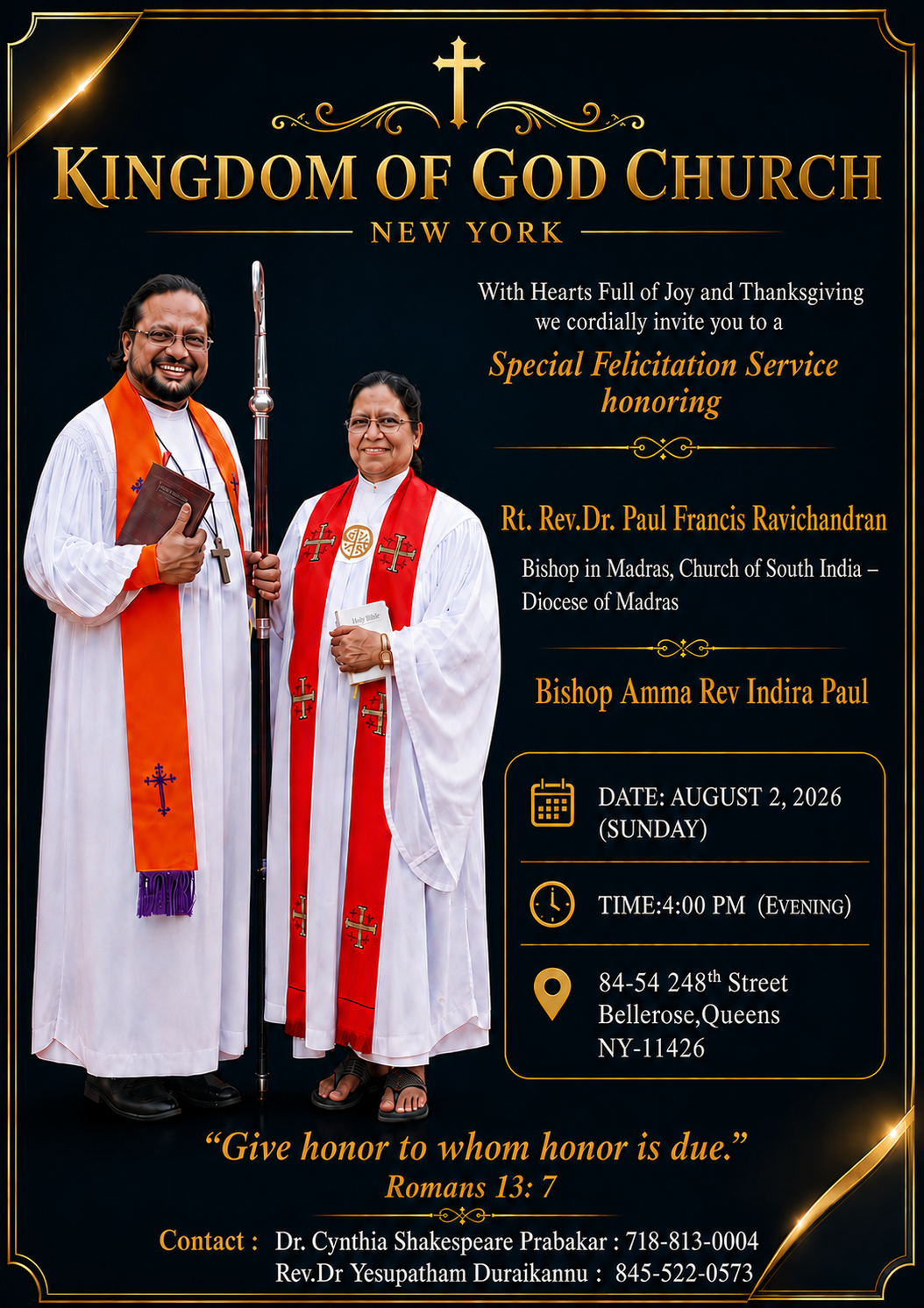 Special Felicitation Service